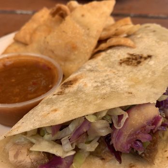 Island Taco - Chicken Taco on Flour Tortilla - Hawaiian Near Me - Waimea, Hawaii Island Taco - Chicken Taco on Flour Tortilla - Hawaiian Near Me - Waimea, Hawaii