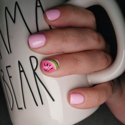 Honeymoon Nails & Spa - Watermelon nails