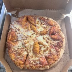 Medium pizza, extra cheese