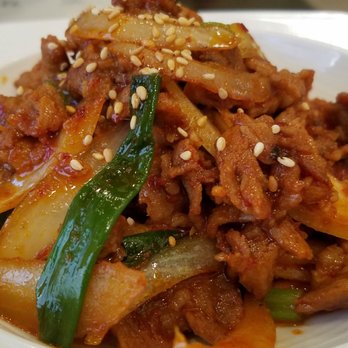 Myung Ga Won - "Special" Dinner - spicy pork - Korean Near Me - Tenafly, New Jersey Myung Ga Won - "Special" Dinner - spicy pork - Korean Near Me - Tenafly, New Jersey