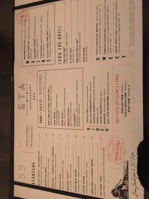 Menu photo 4 ETA Restaurant + Bar Chicago, IL Menu photo 4 ETA Restaurant + Bar Chicago, IL