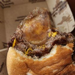 McDonald's - took a nice big bite only to be stopped by paper