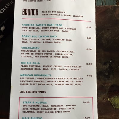 Menu photo 8 Dos Santos Denver, CO