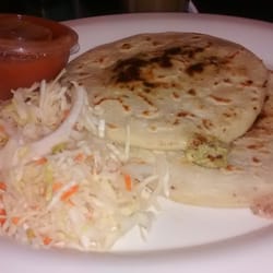 La Molienda Latin Cafe - Chicharron and lorocos pupusas... Yummm