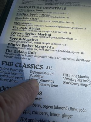 Menu photo 1 Shenanigans Dahlonega, GA