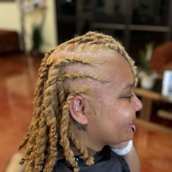 Locafella Loc Studio - Bleached locs - Hair Stylists Near Me - Fontana, California Locafella Loc Studio - Bleached locs - Hair Stylists Near Me - Fontana, California