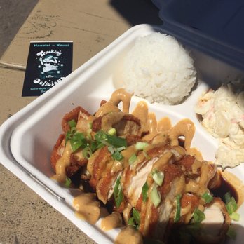 Wake Up Delicious - Wasabi soysauce Katsu chicken (one of the special) - Hawaiian Near Me - Hanalei, Hawaii