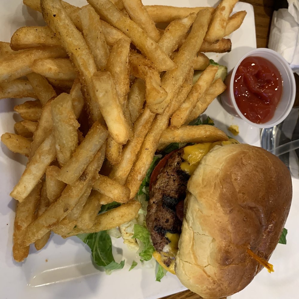 Mossy's Eats Ales & Spirits - Burger and fries was a force to be reckoned with! - New American Near Me - Clemmons, North Carolina Mossy's Eats Ales & Spirits - Burger and fries was a force to be reckoned with! - New American Near Me - Clemmons, North Carolina