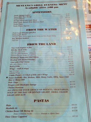 Menu photo 2 Mustang's Grill Blind River, ON Menu photo 2 Mustang's Grill Blind River, ON