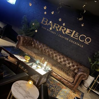 Barrel & Co - Indoor seating - mood lighting - Cocktail Bars Near Me - Jamestown, North Carolina
