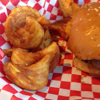 The Filling Station - Tire treads aka very delicious curly fries - American Near Me - Bellingham, Washington