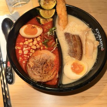 Kyuramen x TBaar - Pittsburgh - Yinyang bowl - Ramen Near Me - Pittsburgh, Pennsylvania Kyuramen x TBaar - Pittsburgh - Yinyang bowl - Ramen Near Me - Pittsburgh, Pennsylvania