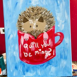 Pinot's Palette - Cup of Love - What will your cup say to your sweetheart?
