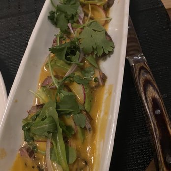 The Mexican - Aguachile de Ribeye & Asparagus with Yuzu Citrus Sauce - Mexican Near Me - Dallas, Texas The Mexican - Aguachile de Ribeye & Asparagus with Yuzu Citrus Sauce - Mexican Near Me - Dallas, Texas