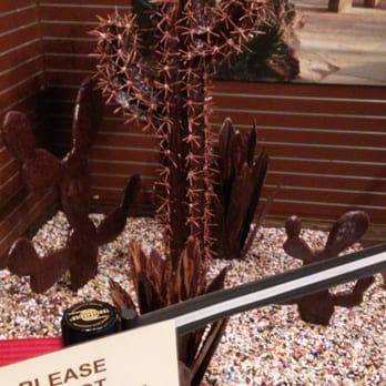 Ethel M Chocolates - They need more than this little sign to keep me from biting that cactus! - Botanical Gardens Near Me - Henderson, Nevada