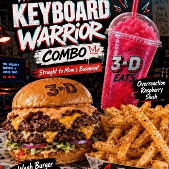 3D eats - A dumb chat GPT flyer they made doubling down on being racist previously - Food Trucks Near Me - Pensacola, Florida 3D eats - A dumb chat GPT flyer they made doubling down on being racist previously - Food Trucks Near Me - Pensacola, Florida