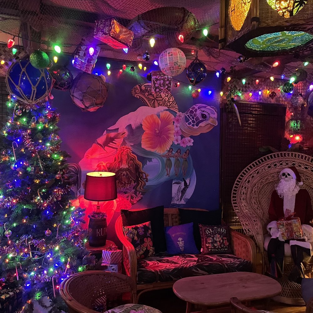 The Honu - Christmas decor inside! - Hawaiian Near Me - Dunedin, Florida