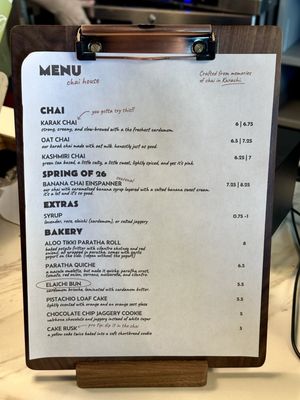 Menu photo 1 elaichi co. Berkeley, CA Menu photo 1 elaichi co. Berkeley, CA