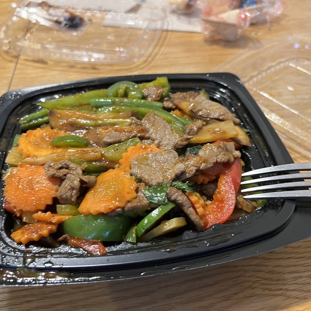Spicy beef. Yum