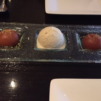 Rasika - Gulab Jamun, Cardamom Ice Cream ($10) - Indian Near Me - Washington, DC, District of Columbia Rasika - Gulab Jamun, Cardamom Ice Cream ($10) - Indian Near Me - Washington, DC, District of Columbia