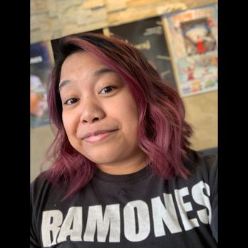 Foxycut Salon - After: subtle bob with fantasy color - Hair Salons Near Me - Seattle, Washington