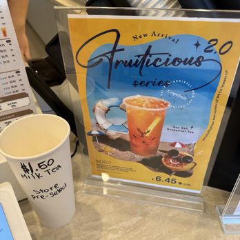 The Alley - Menu as of August 2026 - Bubble Tea Near Me - Mansfield, Texas The Alley - Menu as of August 2026 - Bubble Tea Near Me - Mansfield, Texas