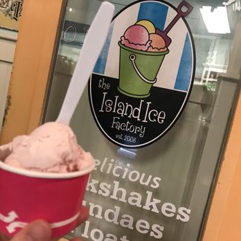 Island Ice Factory - Strawberry - Ice Cream & Frozen Yogurt Near Me - Carolina Beach, North Carolina