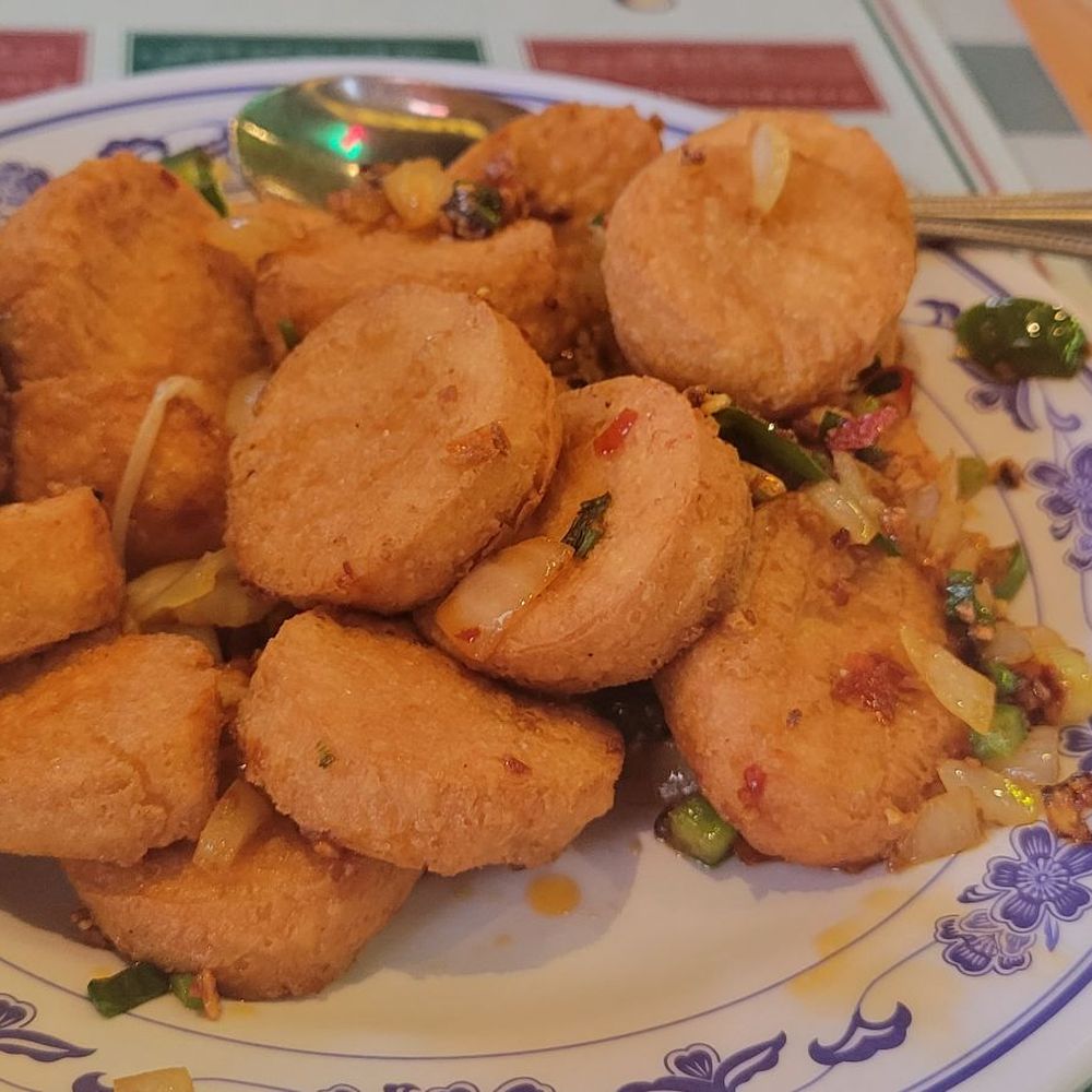 Ken Kee - Salt and pepper Japanese egg tofu - Seafood Near Me - Chicago, Illinois Ken Kee - Salt and pepper Japanese egg tofu - Seafood Near Me - Chicago, Illinois