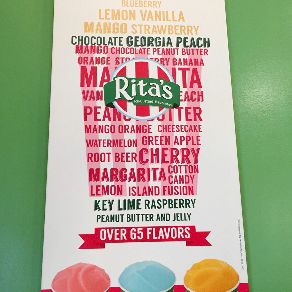 Rita's Italian Ice & Frozen Custard - Ice Cream & Frozen Yogurt Near Me - Alameda, California