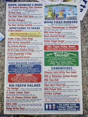 Menu photo 3 Paradise Cove Beach Cafe Malibu, CA Menu photo 3 Paradise Cove Beach Cafe Malibu, CA