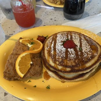 Breakfast Brothers - Fried salmon and pancakes. - Breakfast & Brunch Near Me - Dallas, Texas Breakfast Brothers - Fried salmon and pancakes. - Breakfast & Brunch Near Me - Dallas, Texas