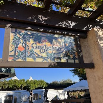 Emilio Guglielmo Winery - Stained glass near entrance to stage/event area - Venues & Event Spaces Near Me - Morgan Hill, California