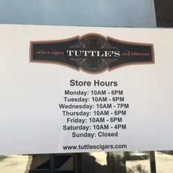 Tuttle's Select Cigars & Tobaccos - Tuttle's cigars