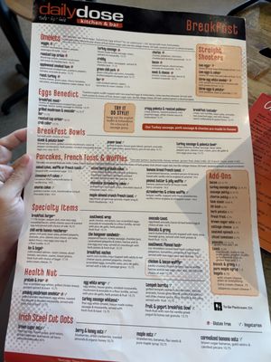 Menu photo 3 Daily Dose Rio Salado Tempe, AZ
