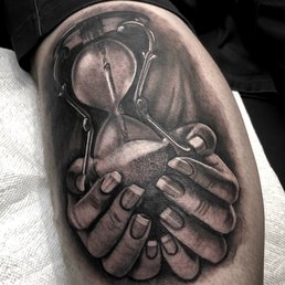 Leg Tat by Aaron