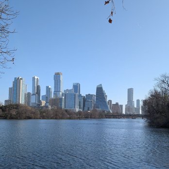 City of Austin - View of downtown skyline from Lou Neff Point at Zilker Metropolitan Park, where Barton Creek and the Colorado River connect - Municipality Near Me - Austin, Texas