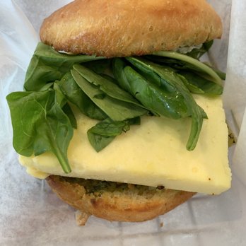 Revival Cafe & Kitchen - Food- Jimmy Pesto Egg Sandwich - Coffee & Tea Near Me - Somerville, Massachusetts