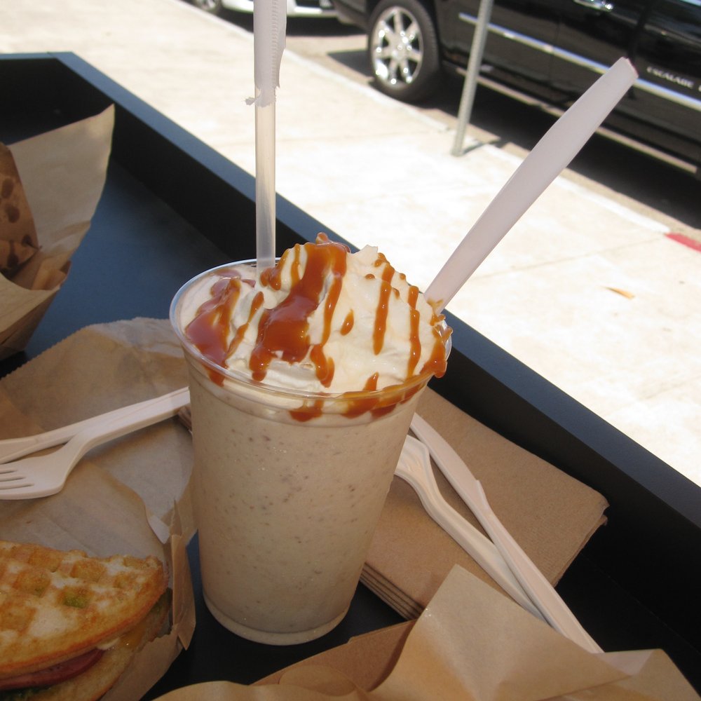 Bruxie - date shake that tastes more like vanilla shake - Sandwiches Near Me - Orange, California Bruxie - date shake that tastes more like vanilla shake - Sandwiches Near Me - Orange, California