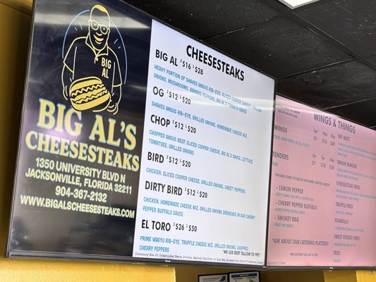 Menu photo 2 Big AL’s Cheesesteaks Jacksonville, FL
