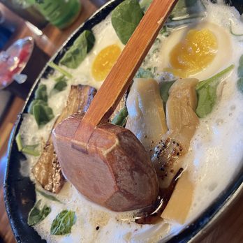 Moriya Shokudo - R3. Black Double Garlic Tonkotsu - Ramen Near Me - Richardson, Texas Moriya Shokudo - R3. Black Double Garlic Tonkotsu - Ramen Near Me - Richardson, Texas