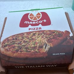 Marco's Pizza - Yes, it's a pic of a pizza box