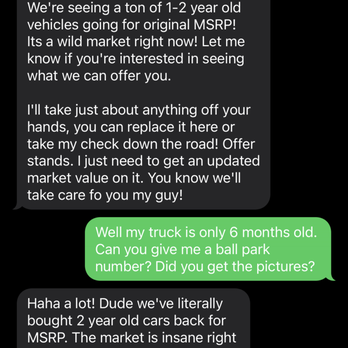 Keating Nissan - Original text from them reaching out to me. - Car Dealers Near Me - Conroe, Texas Keating Nissan - Original text from them reaching out to me. - Car Dealers Near Me - Conroe, Texas