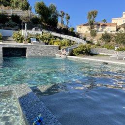Pool and slide