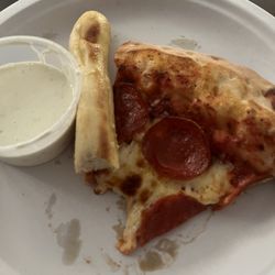 Kenny’s Mini Market - Pepperoni pizza, breadsticks and ranch.