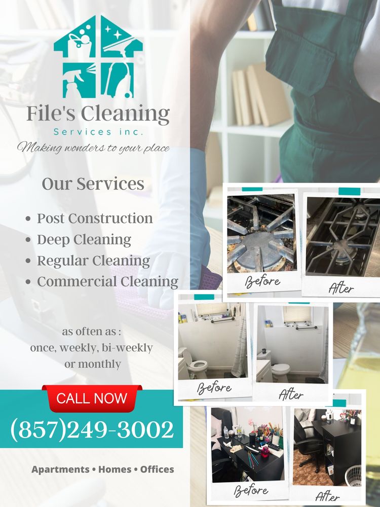 FILES CLEANING Braintree, Massachusetts Home Cleaning Phone