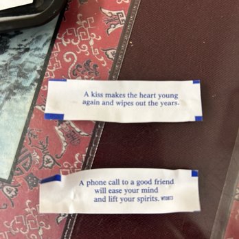 China Village - Fortune cookie insert good news - Cantonese Near Me - Stockton, California China Village - Fortune cookie insert good news - Cantonese Near Me - Stockton, California
