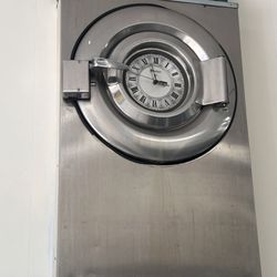 Floral Park Village Laundromat - A really cool Laundry Machine clock.