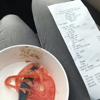 Chick-fil-A - Top of same rotten tomato! Woohoo even better! - Fast Food Near Me - Selma, Texas