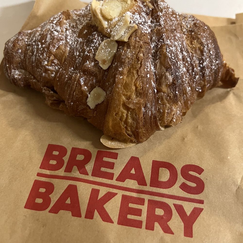Breads Bakery - Upper West Side - Almond Croissant - Coffee & Tea Near Me - New York, New York