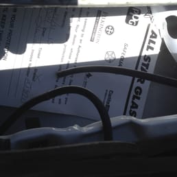 Irresponsible employee didn't bother to fix what he broke.